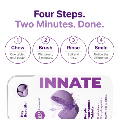 Purple Toothpaste Tablets
